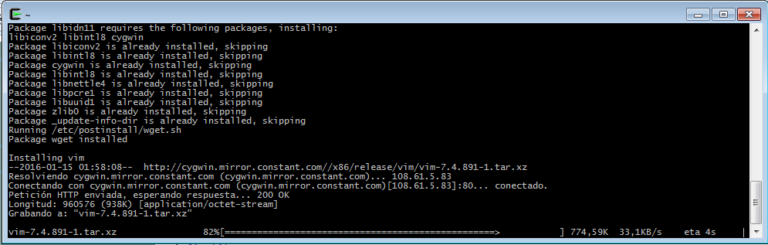 cygwin package manager