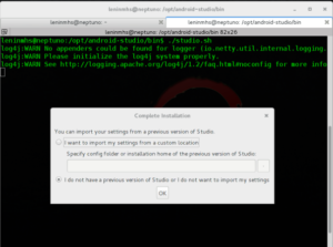 install android studio debian linux