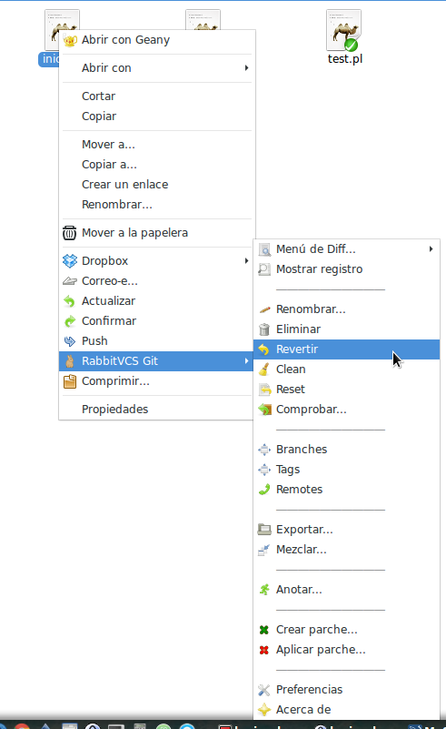 Como Integrar GIT Con El Gestor De Archivos Nautilus Y Nemo   RabbitVCS