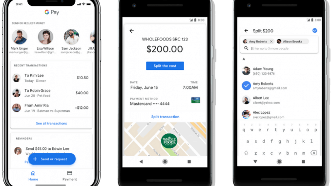 enviar y recibir dinero con Google Pay